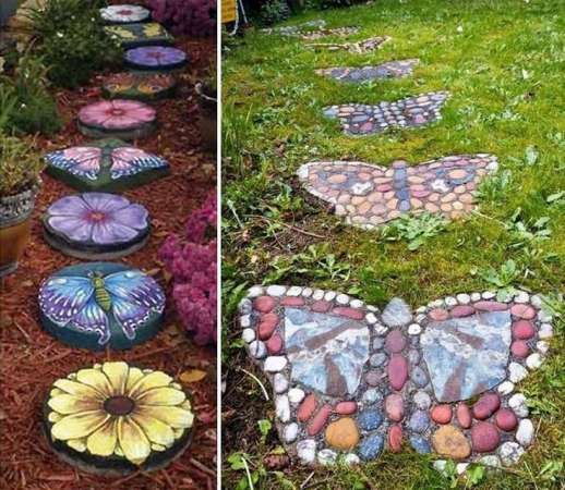 http://alwaysintrend.com/creative-garden-decorating-ideas-with-rocks-and-stones/