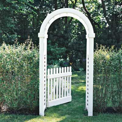 http://cyndeecollins.com/how-to-build-an-arbor-gate/